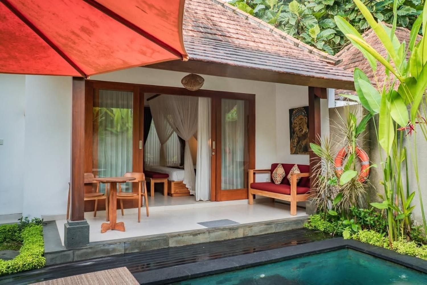 De Metra Villa Ubud By Pramana Villas Exteriör bild